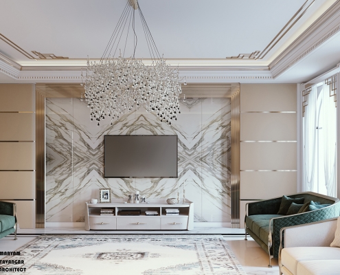 luxury-classic-interior-design-render-by-maryam-tavangar gerash project hall2