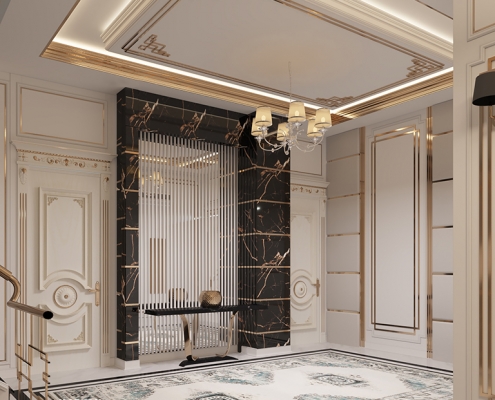 luxury-classic-interior-design-render-by-maryam-tavangar gerash project hall3