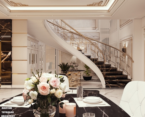 luxury-classic-interior-design-render-by-maryam-tavangar gerash project hall6